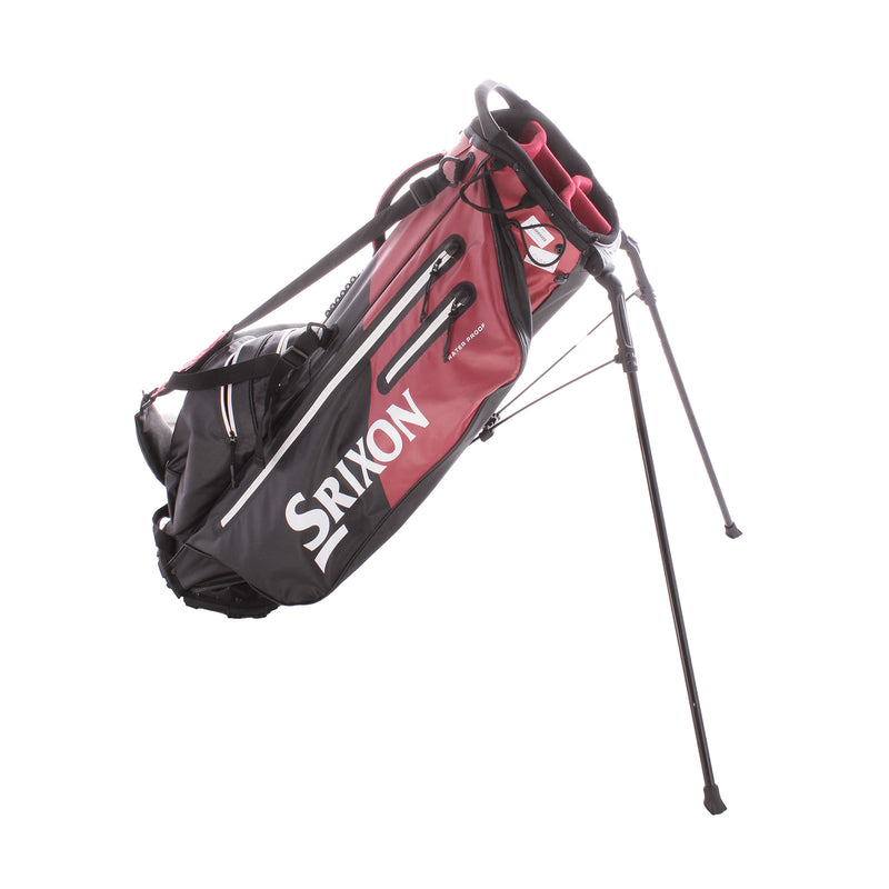 Srixon Second Hand Waterproof Stand Bag - Black/Red