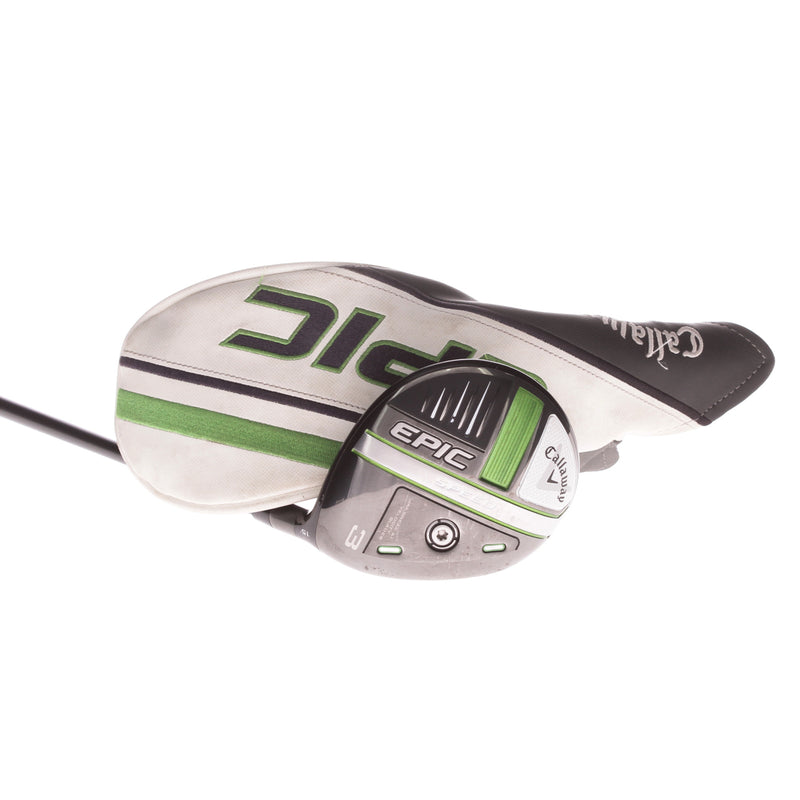 Callaway Epic Speed Graphite Men's Right Hand Fairway 3 Wood 15 Degree Regular - Hzr4dus Smoke