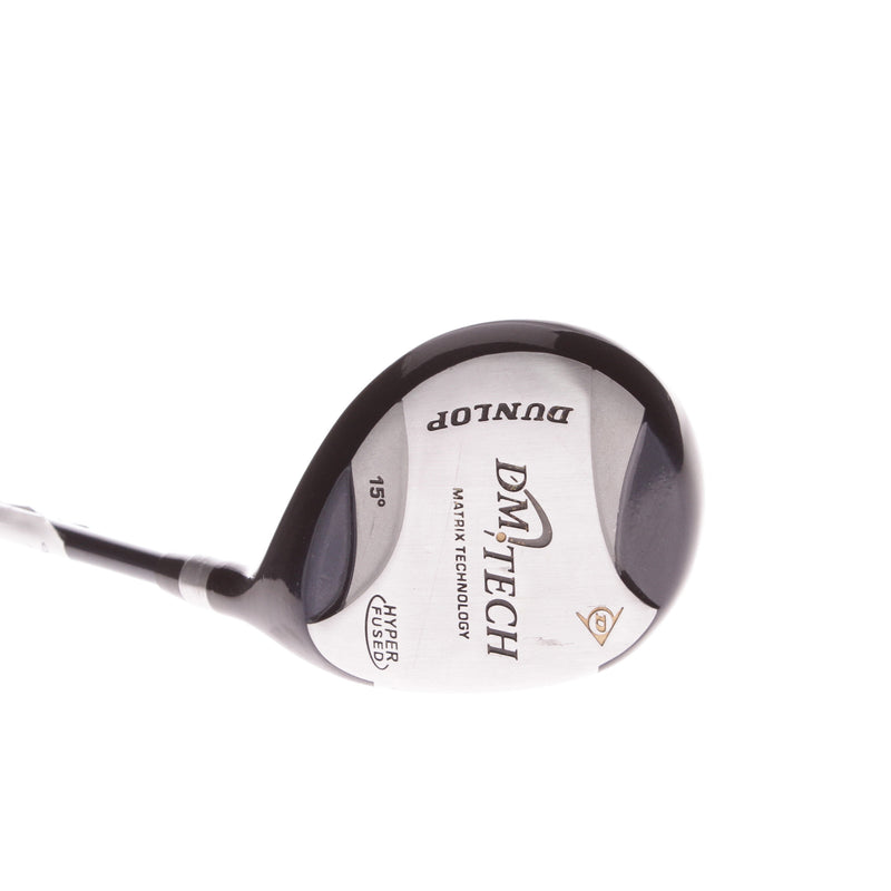 Dunlop DM Tech Graphite Mens Right Hand Fairway 3 Wood 15 Degree Regular - Dunlop Pro Comp Series