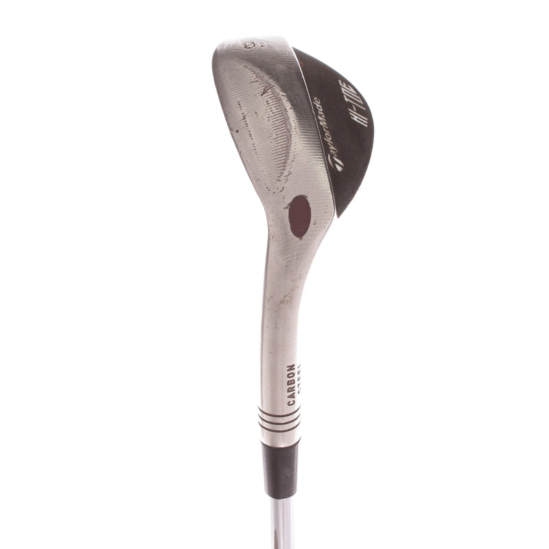 TaylorMade Hi-Toe Steel Mens Left Hand Lob Wedge 60 Degree Regular - KBS HI-REV