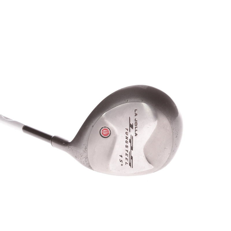 La Jolla 175 Graphite Mens Right Hand Fairway 3 Wood 15 Degree Stiff - Grafalloy Pro Lite 35