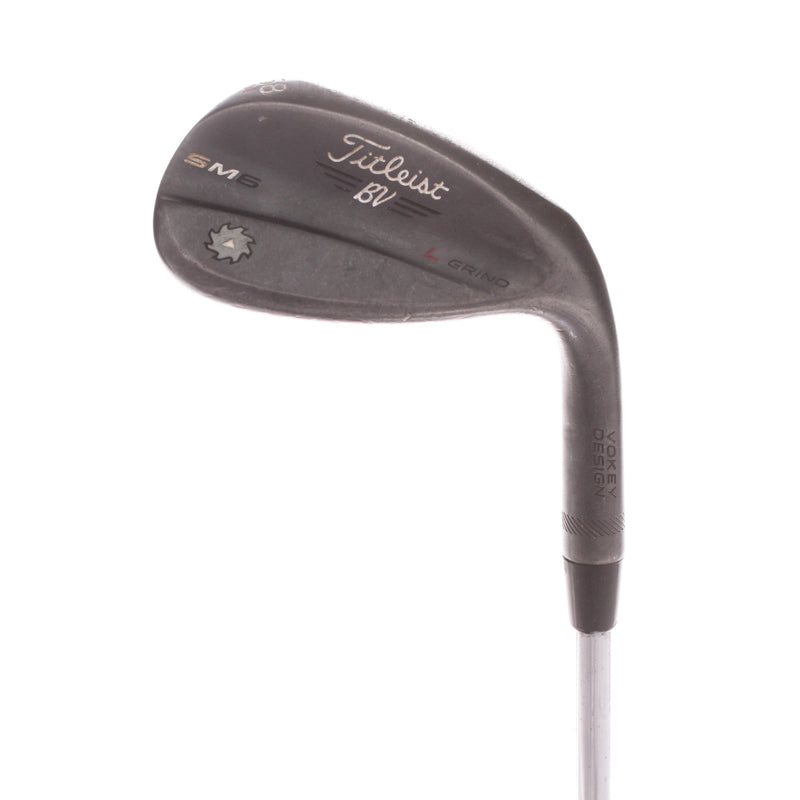 Titleist BV SM6 L-Grind Steel Mens Right Hand Lob Wedge 58 Degree 4 Bounce Stiff - True Temper Dynamic Gold