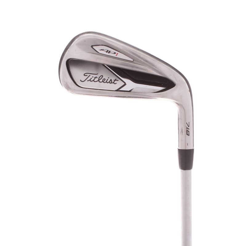 Titleist AP1 718 Graphite Mens Right Hand 6 Iron Stiff - KBS Tour C-Taper 120