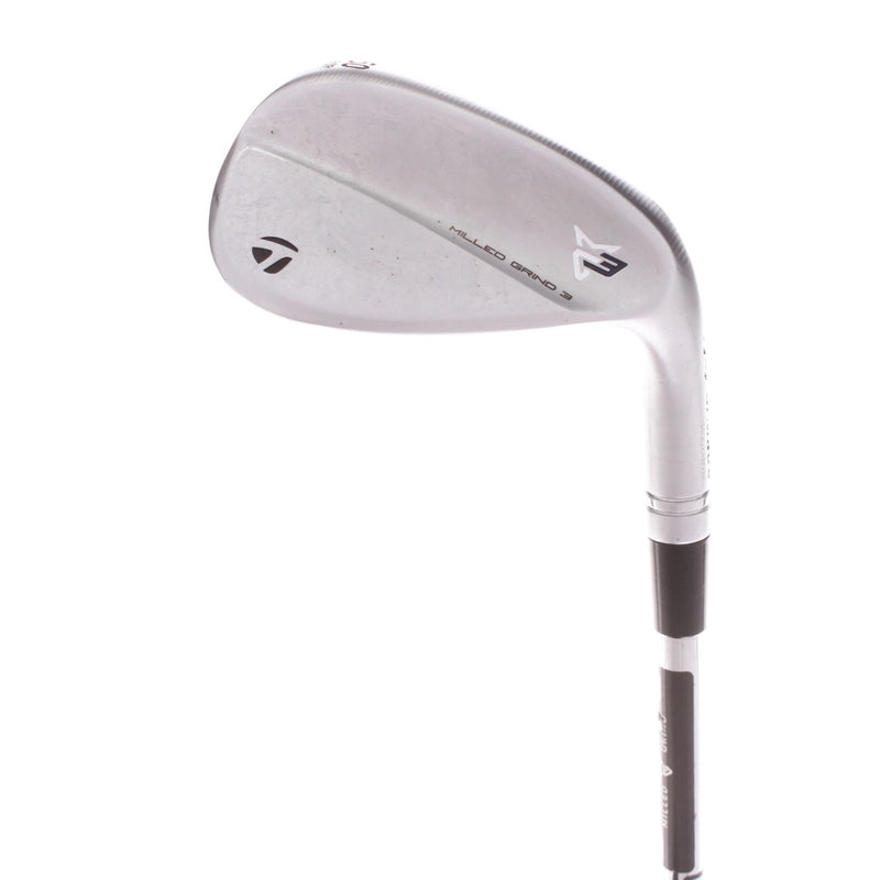 TaylorMade Milled Grind 3 sb Steel Men's Right Hand Gap Wedge 50 Degree 9 Bounce Dynamic Gold Tour Issue - Stiff