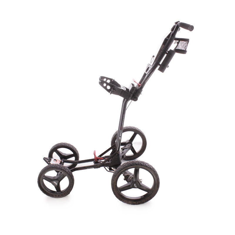 Sun Mountain PX4 Second Hand 4 Wheel Push Trolley - Black/Red