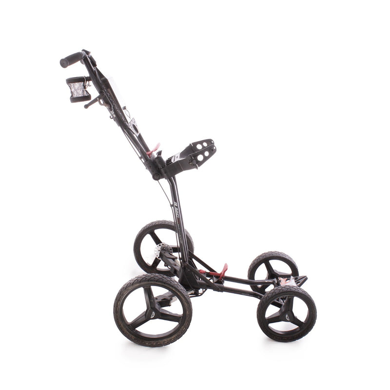 Sun Mountain PX4 Second Hand 4 Wheel Push Trolley - Black/Red