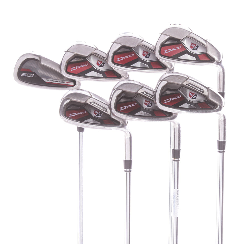 Wilson D300 Steel Men's Right Hand Irons 5-SW Uniflex - D300