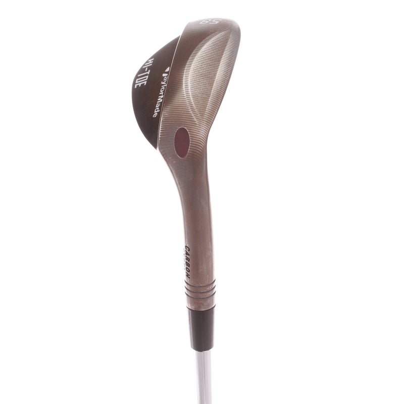 TaylorMade Milled grind Hi-Toe Big Foot Wedge Steel Mens Right Hand Lob Wedge 58 Degree Extra Stiff - KBS Tour