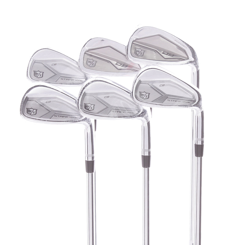 Wilson Staff D9 Forged CB Steel Men's Right Hand Irons 6-PW+GW Regular - $-Taper Lite