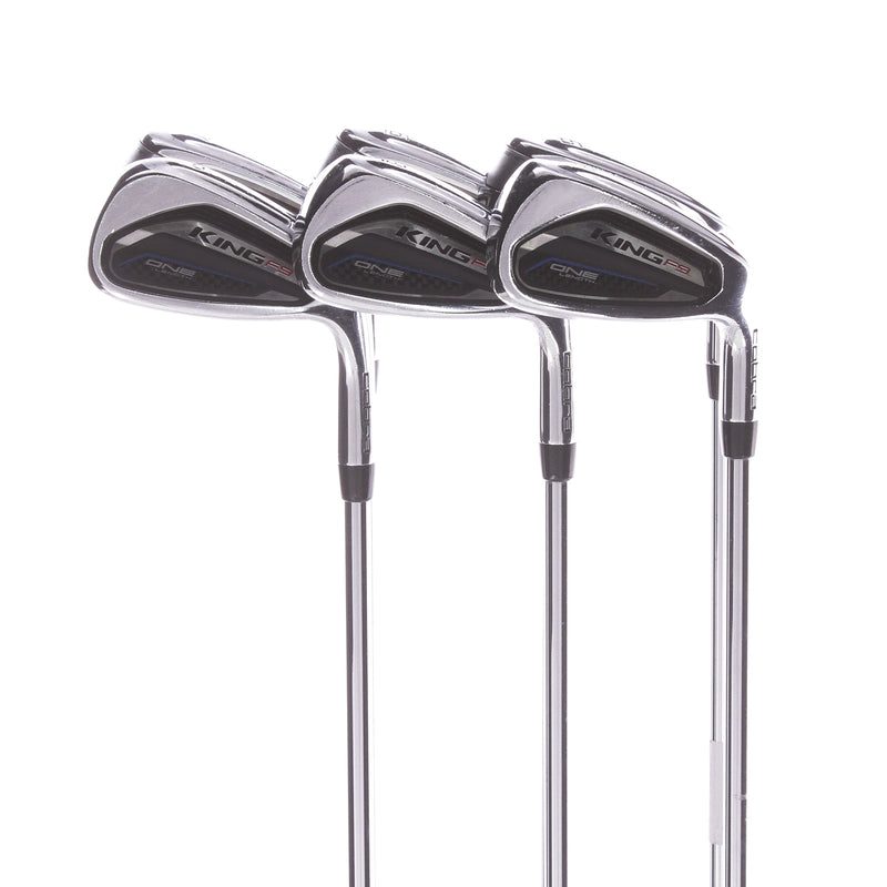 Cobra King F9 One Length Steel Men's Right Irons 5-PW  Regular - KBS Tour