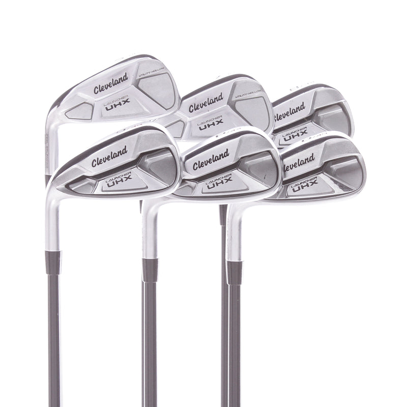 Cleveland Launcher UHX Graphite Men's Left Hand Irons 6-GW Senior Miyazaki