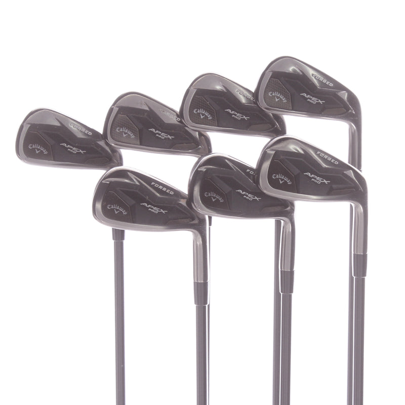 Callaway Apex Pro Smoke Steel Men's Right Irons 4-PW Steel Stiff - True Temper Elevate Tour