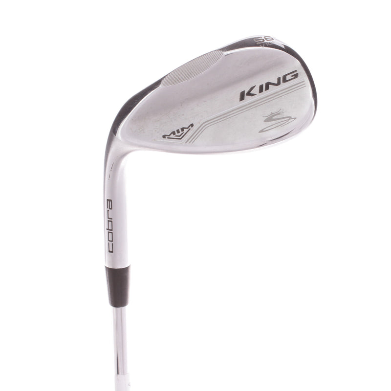 Cobra King MIM Steel Mens Left Hand Sand Wedge 56 Degree Stiff - KBS Hi-Rev 2.0 125