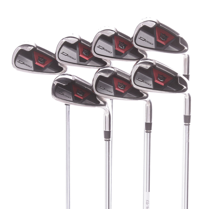 Wilson Staff D250 Steel Mens Right Hand Irons 5-SW Regular - Wilson Staff