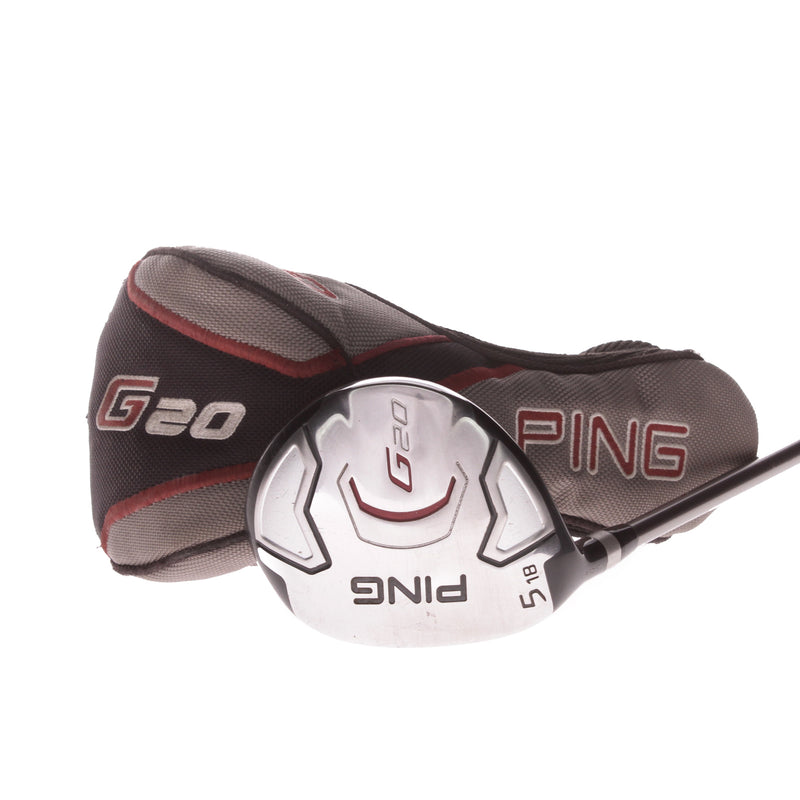 Ping G20 Graphite Men's Left Hand Fairway 5 Wood 18 Degree Regular - Ping TFC 169