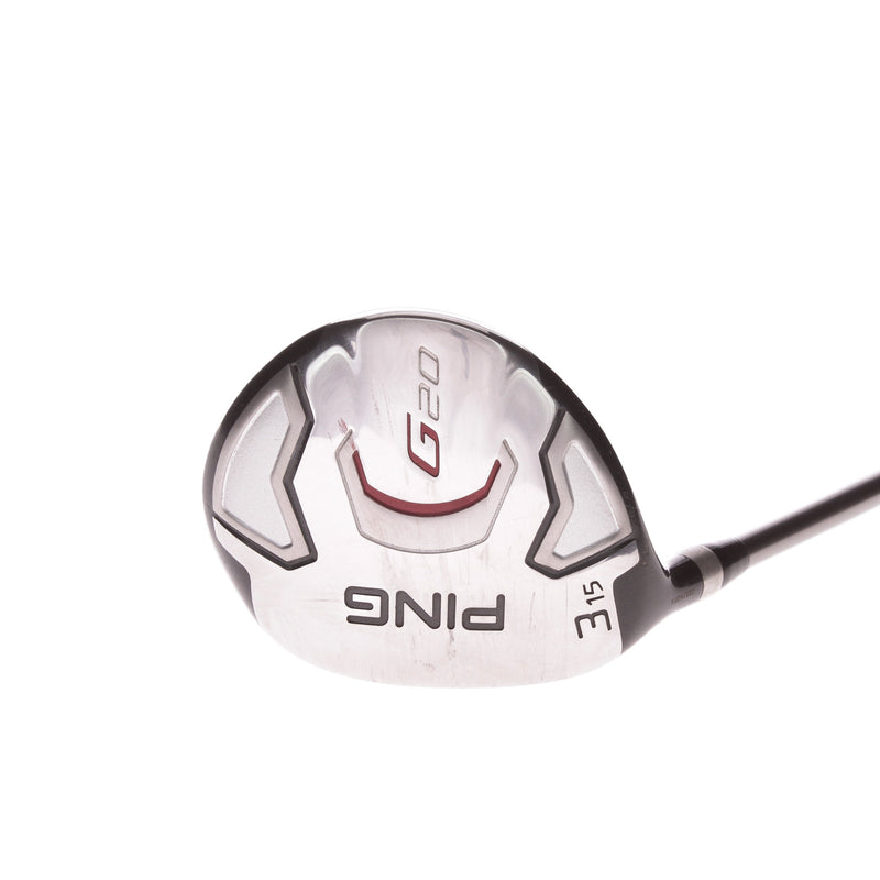 Ping G20 Graphite Men's Left Hand Fairway 3 Wood 15 Degree Regular - Ping TFC 169