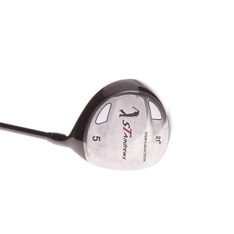 ST. Andrews Tour Collection Graphite Men's Right Hand Fairway 5 Wood 21 Degree Regular Tour Collection ST. Andrews