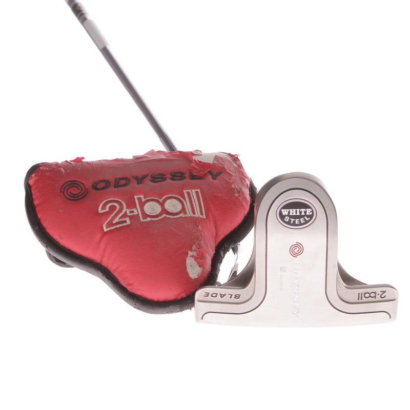 Odyssey White Steel 2-Ball Blade Men's Right Hand Putter 32 Inches - Odyssey