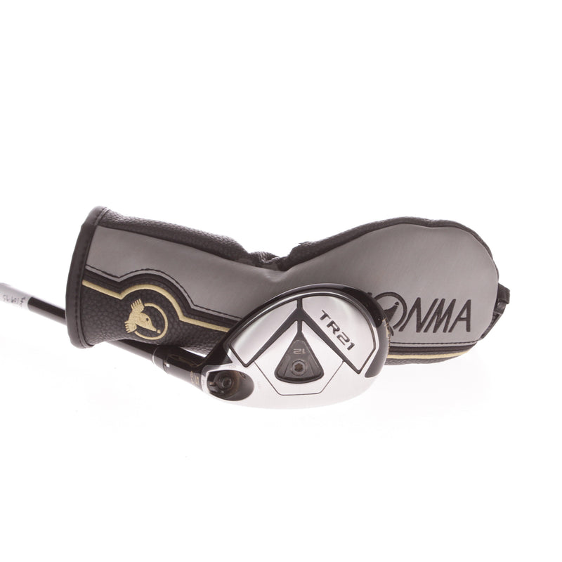 Honma TR21 Graphite Mens Right Hand Hybrid 24 Degree Vizard TR20 - 65 - Regular