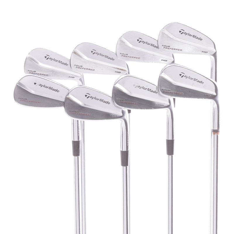 TaylorMade MB Tour Preferred Steel Men's Right Hand Iron 3-PW Regular - KBS Tour