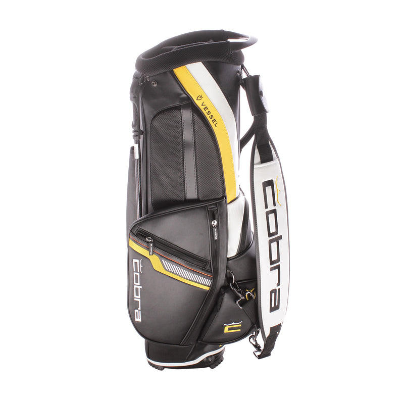 Cobra Vessel Second Hand Stand Bag - Black/Yellow/White