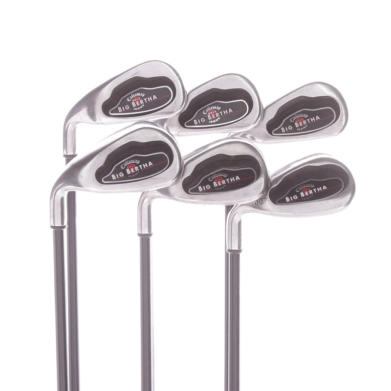 Callaway Big Bertha Graphite Men's Left Hand Irons 5-PW Lite - RCH 75