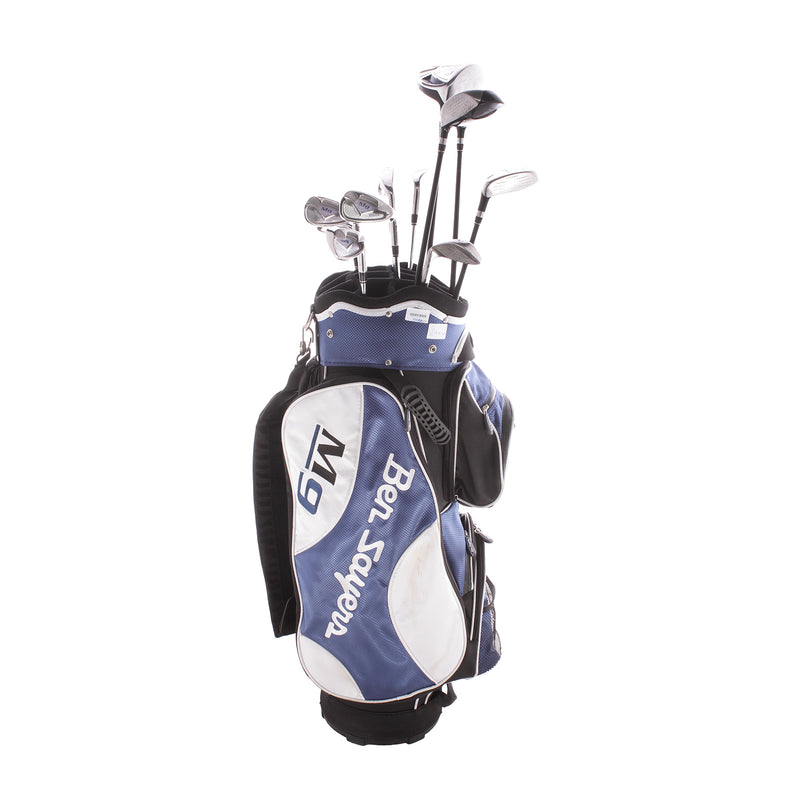 Ben Sayers M9 Steel Men's Right Hand Driver,3 Wood 5 Wood 4Hybrid 5-SW Plus Cart Bag Regular - Ben Sayers