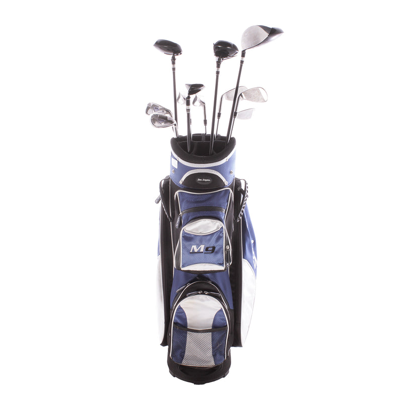 Ben Sayers M9 Steel Men's Right Hand Driver,3 Wood 5 Wood 4Hybrid 5-SW Plus Cart Bag Regular - Ben Sayers