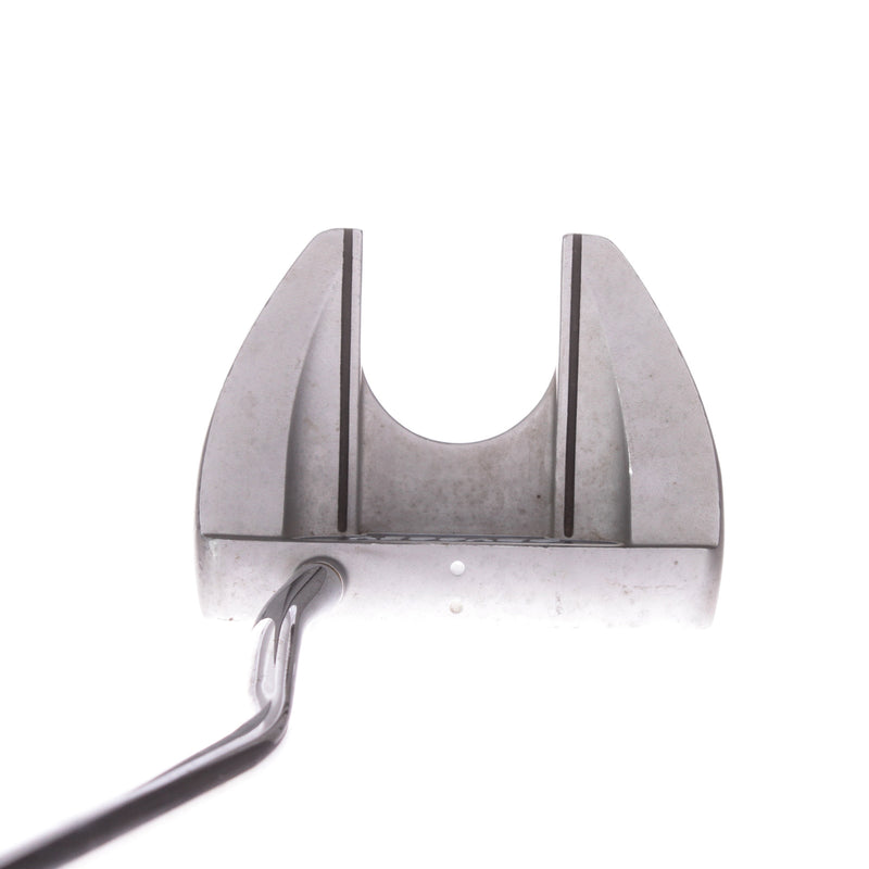 Odyssey White Hot V Line Fang Mens Left Hand Putter 33 Inches - Super Stroke Slim 3.0