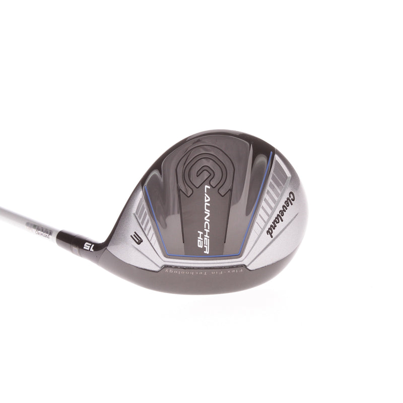 Cleveland Launcher HB Mens Right Hand Graphite Fairway 3 Wood 15 Degree Ladies - Miyazaki