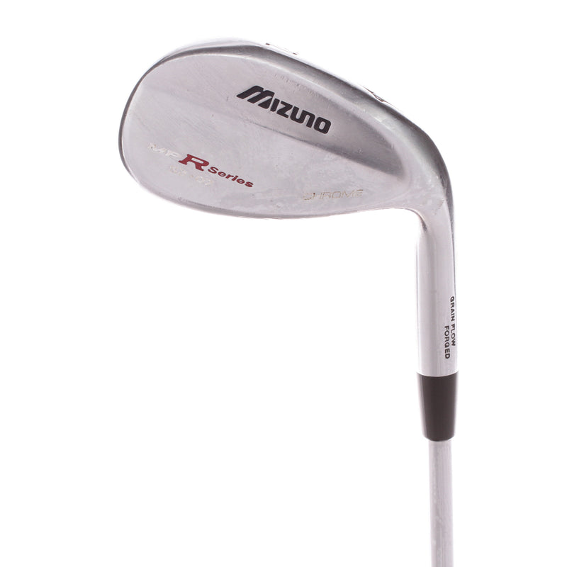 Mizuno MP-R Series Chrome Mens Right Hand Steel Gap Wedge 52 Degree 7 Bounce Stiff - Dynamic Gold