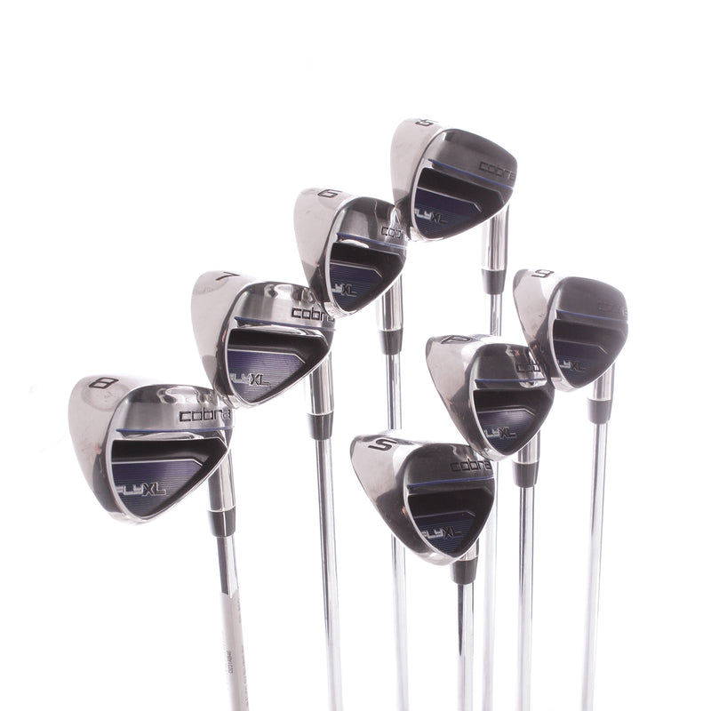 Cobra Fly XL Steel Men's Left Hand Irons 5-SW Regular - Cobra