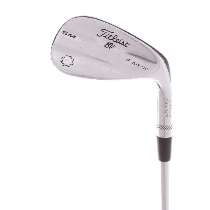 Titleist Vokey SM6 Tour Chrome F-Grind Steel Men's Right Hand Gap Wedge 50 Degree 12 Bounce Wedge - BV Design