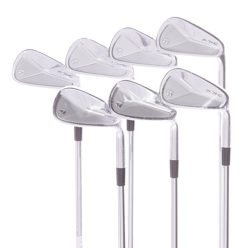 TaylorMade P-7MC BRAND NEW Steel Mens Right Hand Irons 4-PW Stiff - KBS Tour