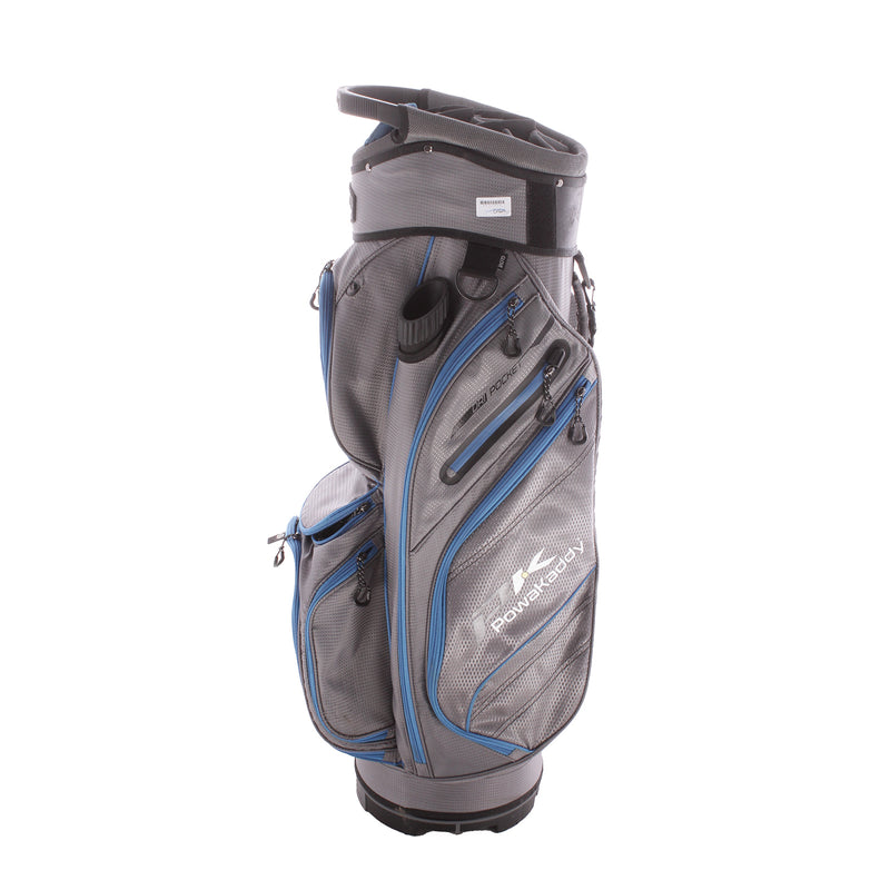 Powakaddy DLX-Edition Second Hand Cart Bag - Silver/Blue