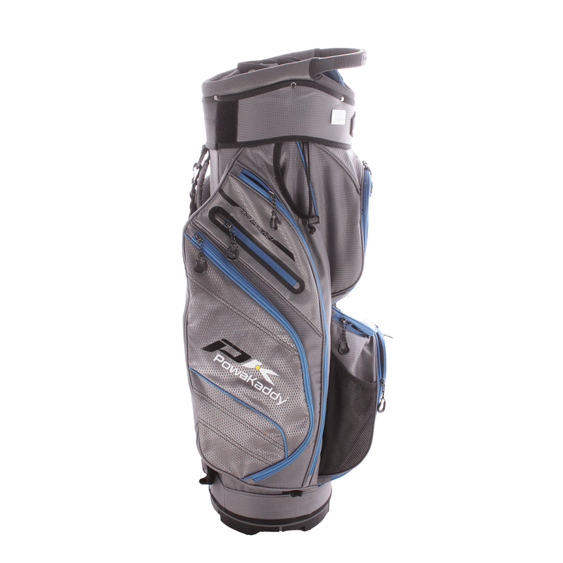 Powakaddy DLX-Edition Second Hand Cart Bag - Silver/Blue