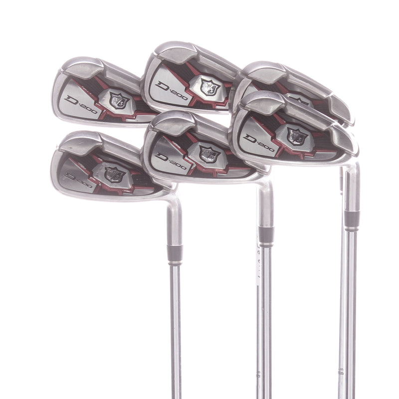 Wilson Staff D200 Steel Mens Right Hand Irons 5-PW Uniflex - Wilson Staff SL 85 True Temper Uniflex