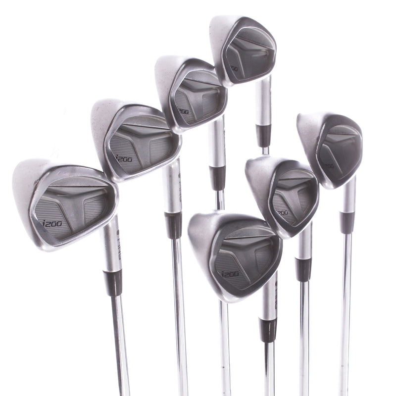 Ping I200 Steel Men's Right Hand Irons 4-PW Black Dot Regular - KBS Tour 110