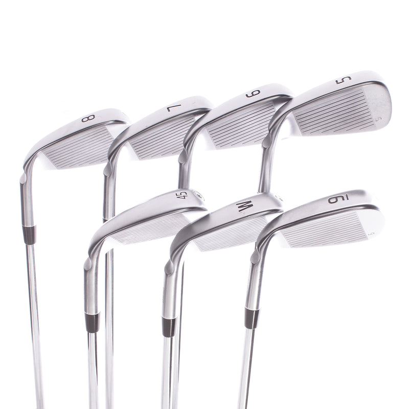 Ping G430 Steel Mens Right Hand Irons 5-GW White Dot Stiff - Ping AWT 2.0