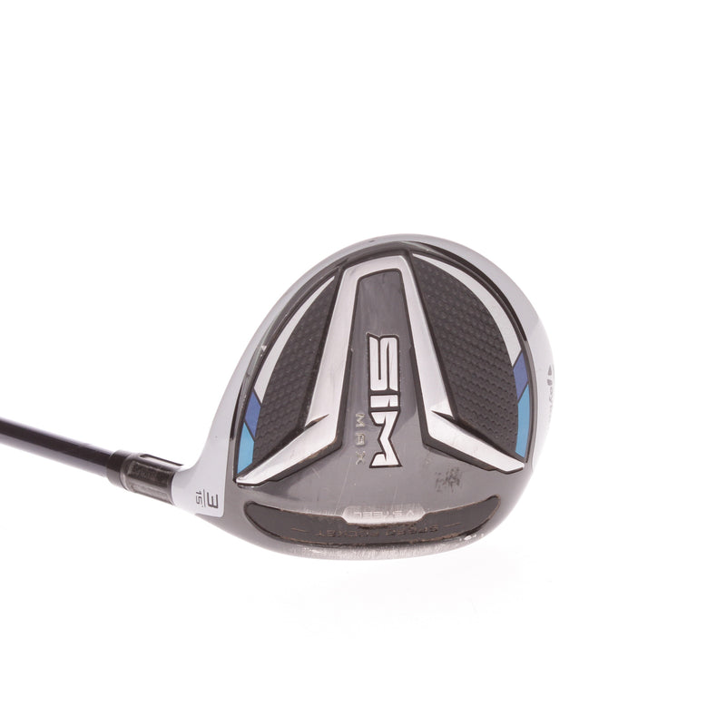 TaylorMade Sim Max Graphite Men's Right Hand Fairway 3 Wood 15 Degree Regular - Fujkura Ventus