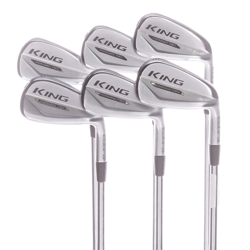 Cobra King Forged Tec Steel Mens Right Hand Irons 5-PW Stiff - KBS $-Taper Lite S