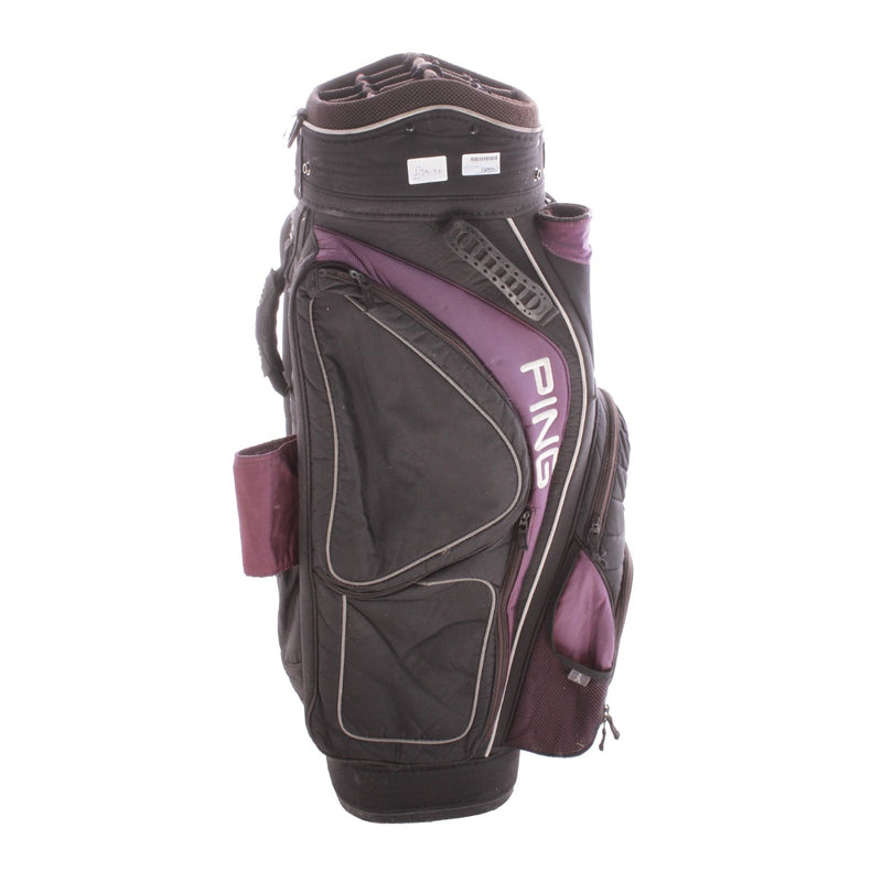 Ping Discover Second Hand Cart Bag - Black/Grape