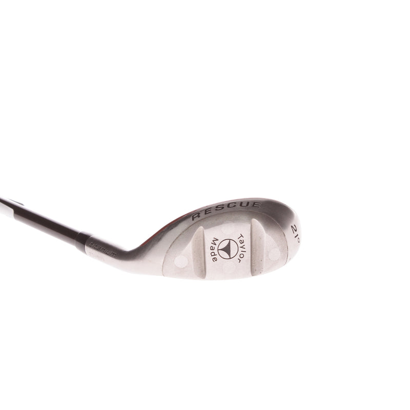 TaylorMade Rescue Graphite Men's Right Hand Hybrid 21 Degree Regular - Taylormade Bubble R-80