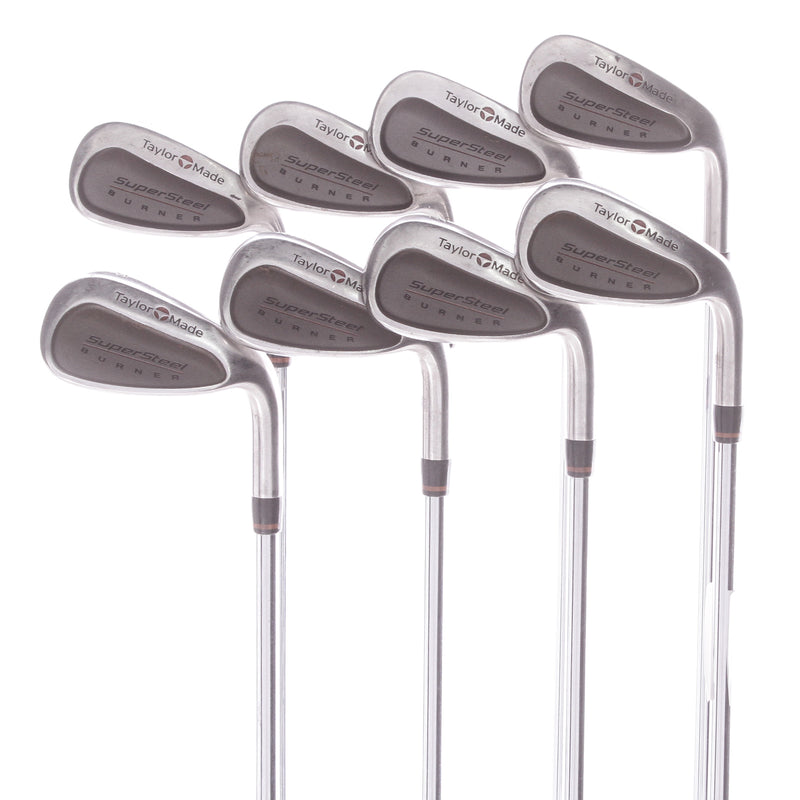 TaylorMade Burner Supersteel Steel Men's Right Hand Iron 3-PW Regular - TaylorMade R80