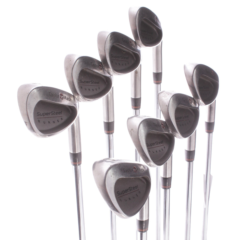 TaylorMade Burner Supersteel Steel Men's Right Hand Iron 3-PW Regular - TaylorMade R80