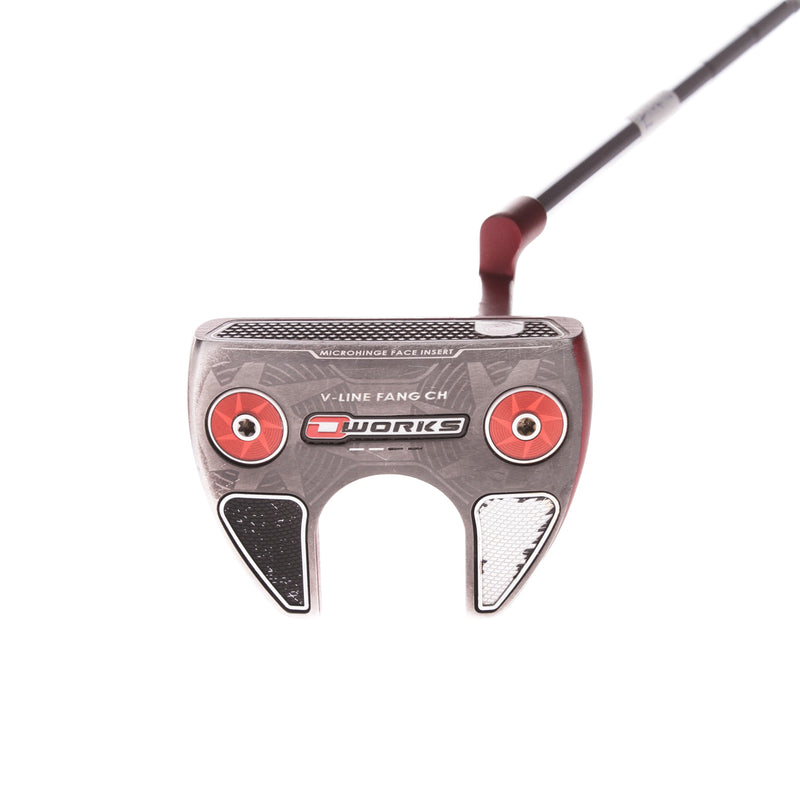 Odyssey O-Works V-Line Fang Red CH Men's Right Hand Putter 35 Inches - Super Stroke