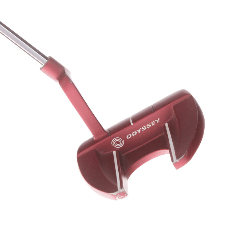 Odyssey O-Works V-Line Fang Red CH Men's Right Hand Putter 35 Inches - Super Stroke