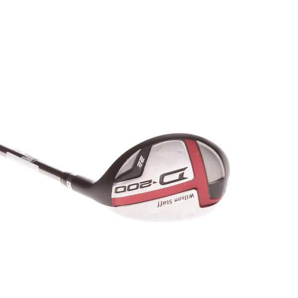 Wilson D200 Graphite Mens Right Hand Hybrid 22 Degree Stiff - UST Mamiya Elements Chrome