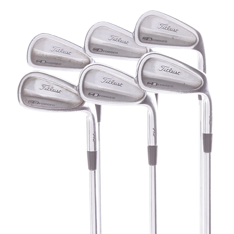 Titleist 712 CB Forged Steel Mens Right Hand Irons 5-PW Stiff - True Temper Dynamic Gold S300