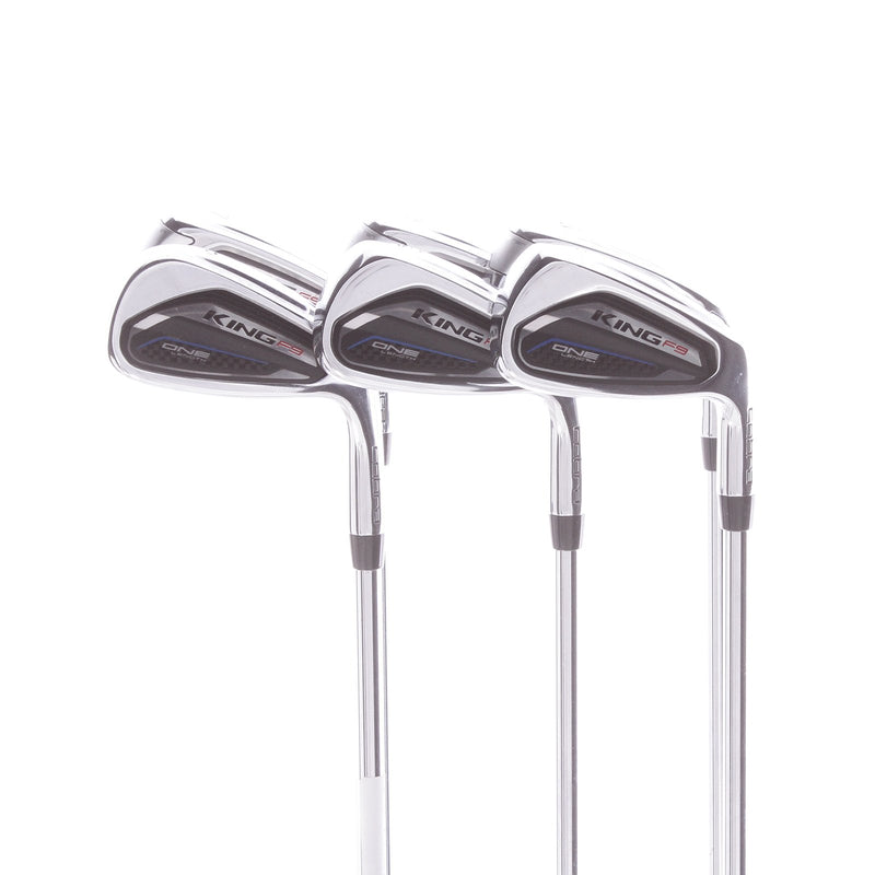 Cobra King F9 One Length Steel Mens Right Hand Irons 5-PW Regular - KBS Tour